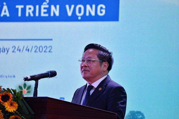 Ông Lê Ngọc Tuấn, Phó Bí thư Tỉnh ủy - Chủ tịch UBND tỉnh Kon Tum phát biểu chào mừng Diễn đàn